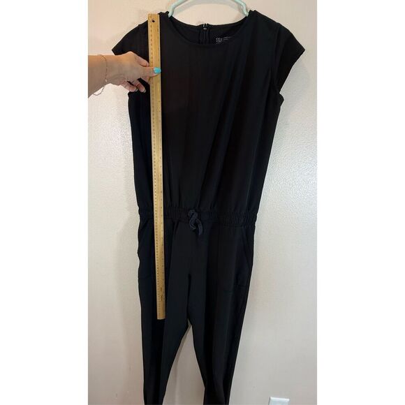 NWOT Albion Cap Sleeve Black Jumpsuit Romper Women's Small - Picture 9 of 16